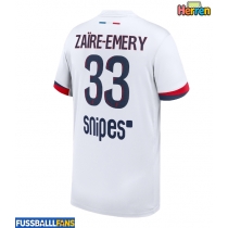 Paris Saint-Germain Warren Zaire-Emery #33 Auswärtstrikot 2025-26 Kurzarm